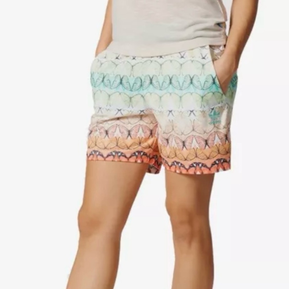 Adidas Borbofresh Butterfly Print Shorts Size Small - Picture 9 of 10